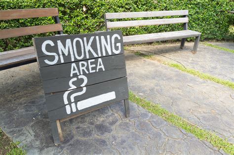 Typically there are signs that another party of. . Smoking area near me